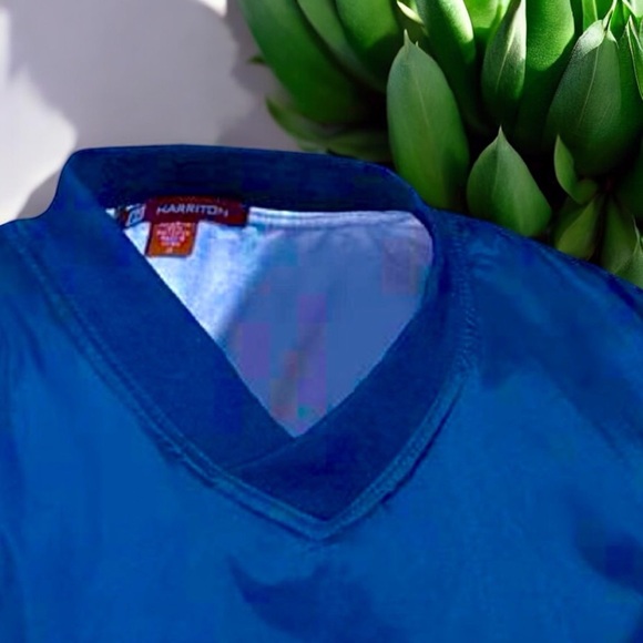 Harriton Athletic V-Neck Pullover Jacket Windshirt - Picture 5 of 16